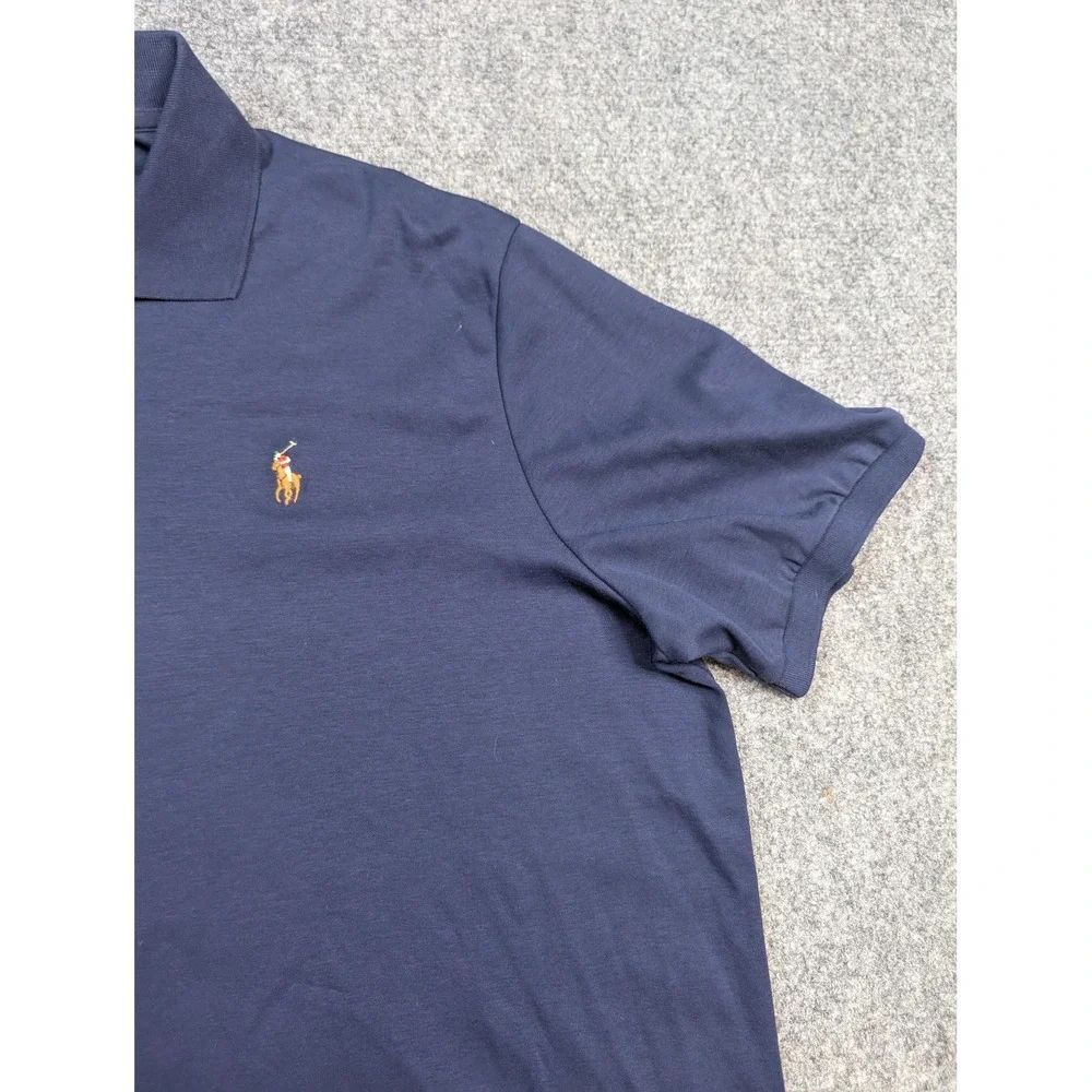 Polo Ralph Lauren Polo Shirt Mens‎ XL Navy Blue Classic Fit Embroidered Pony